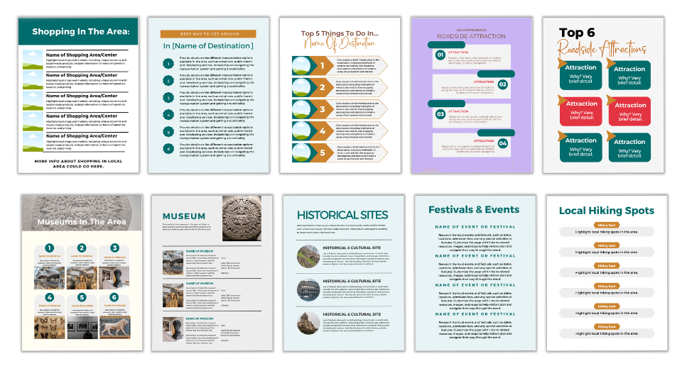 Canva Template: Trekker Tidbit eBook