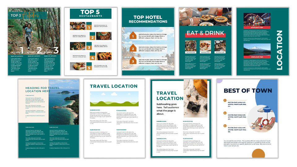 Canva Template: Trekker Tidbit eBook