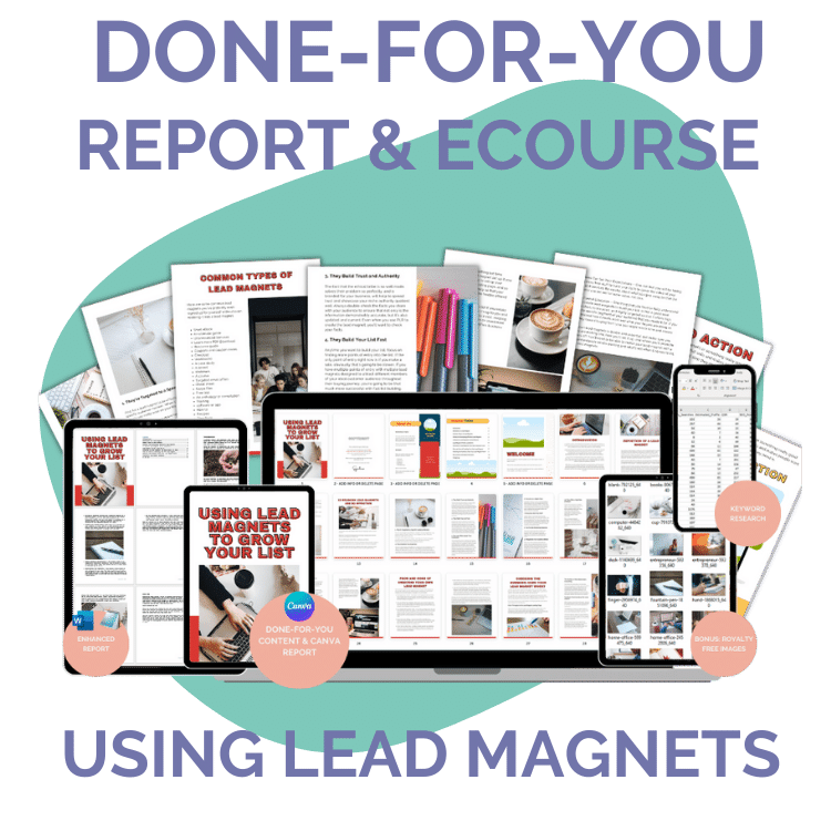 Grow Your Email List Fast: Lead Magnet Masterclass PLR eCourse & Report