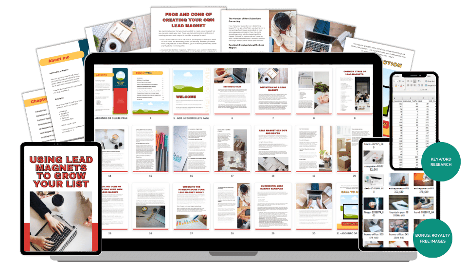 Grow Your Email List Fast: Lead Magnet Masterclass PLR eCourse & Report