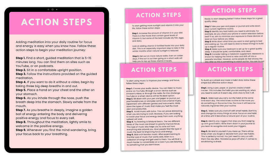 Done-For-You Challenge: Boost Focus & Energy