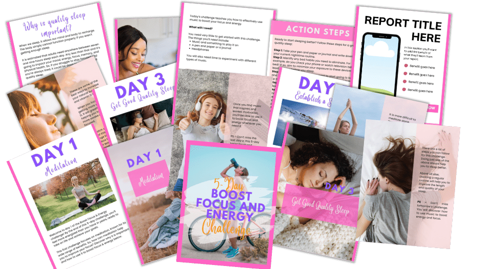 Done-For-You Challenge: Boost Focus & Energy