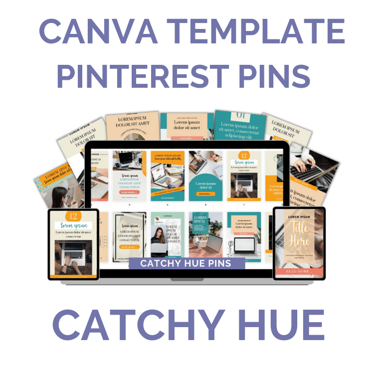 20-PACK CANVA CATCHY HUE PINTEREST PIN TEMPLATE