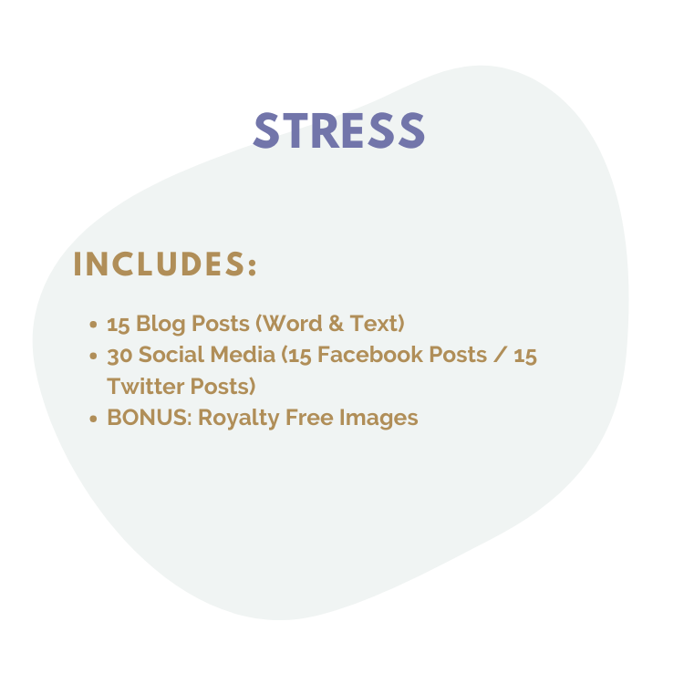 DFY Content Bundle: Stress Relief For Better Sleep