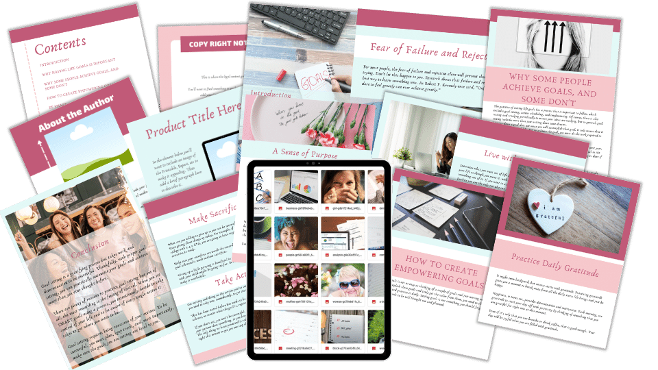 Done-For-You Report & eCourse: Empowered Goals