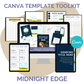 CANVA TEMPLATE TOOLKIT: MIDNIGHT EDGE