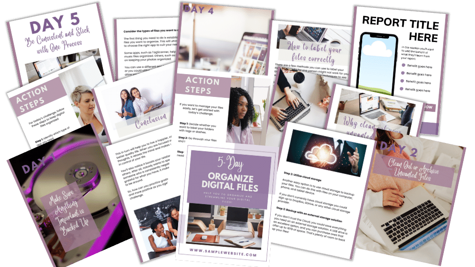 Done-For-You Challenge: Organize Digital Files