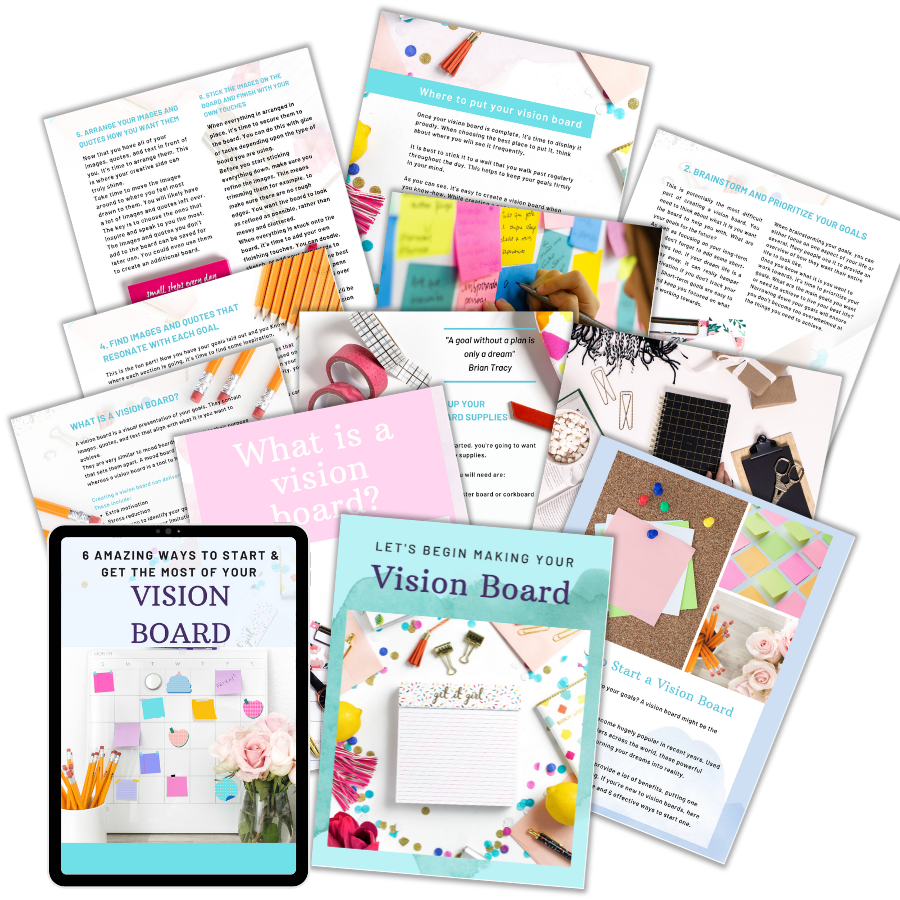 Done-For-You List Builder Starter Pack: Start a Vision Board